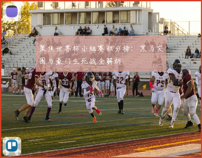 聚焦世界杯小组赛积分榜：黑马突围与豪门生死战全解析